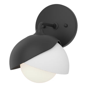 Hubbardton Forge - 201374-SKT-10-02-GG0711 - One Light Wall Sconce - Brooklyn - Black