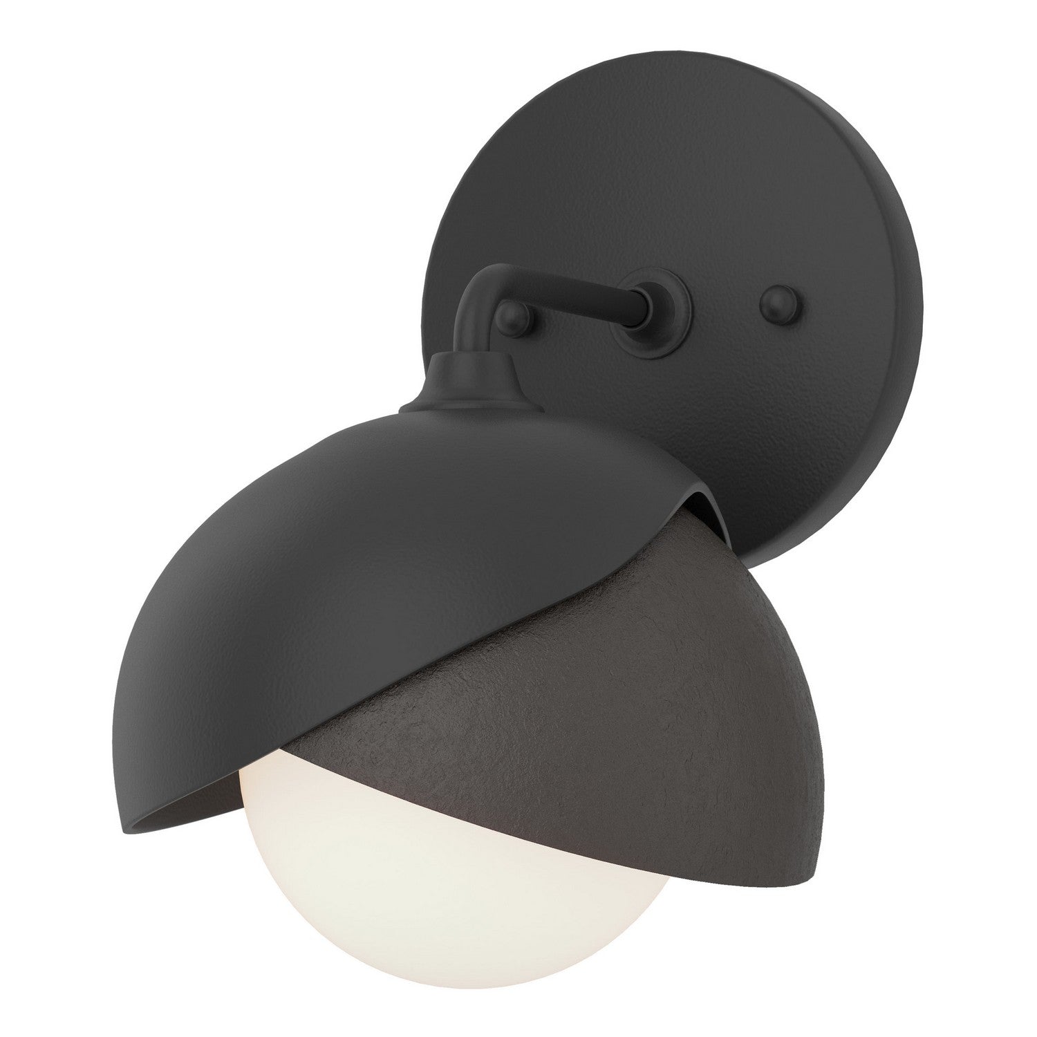 Hubbardton Forge - 201374-SKT-10-14-GG0711 - One Light Bath Sconce - Brooklyn - Black