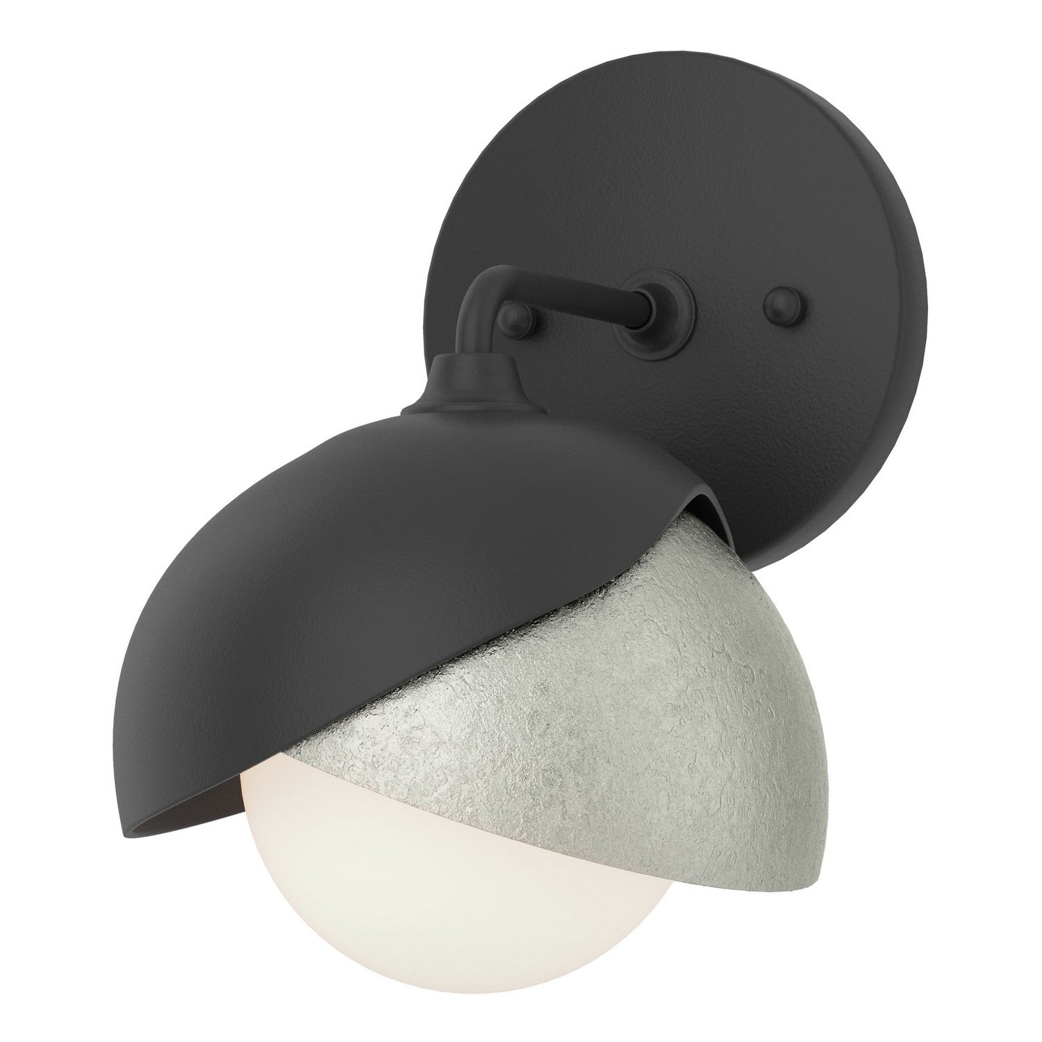Hubbardton Forge - 201374-SKT-10-85-GG0711 - One Light Bath Sconce - Brooklyn - Black
