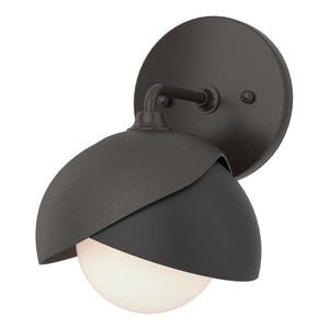 Hubbardton Forge - 201374-SKT-14-10-GG0711 - One Light Bath Sconce - Brooklyn - Oil Rubbed Bronze
