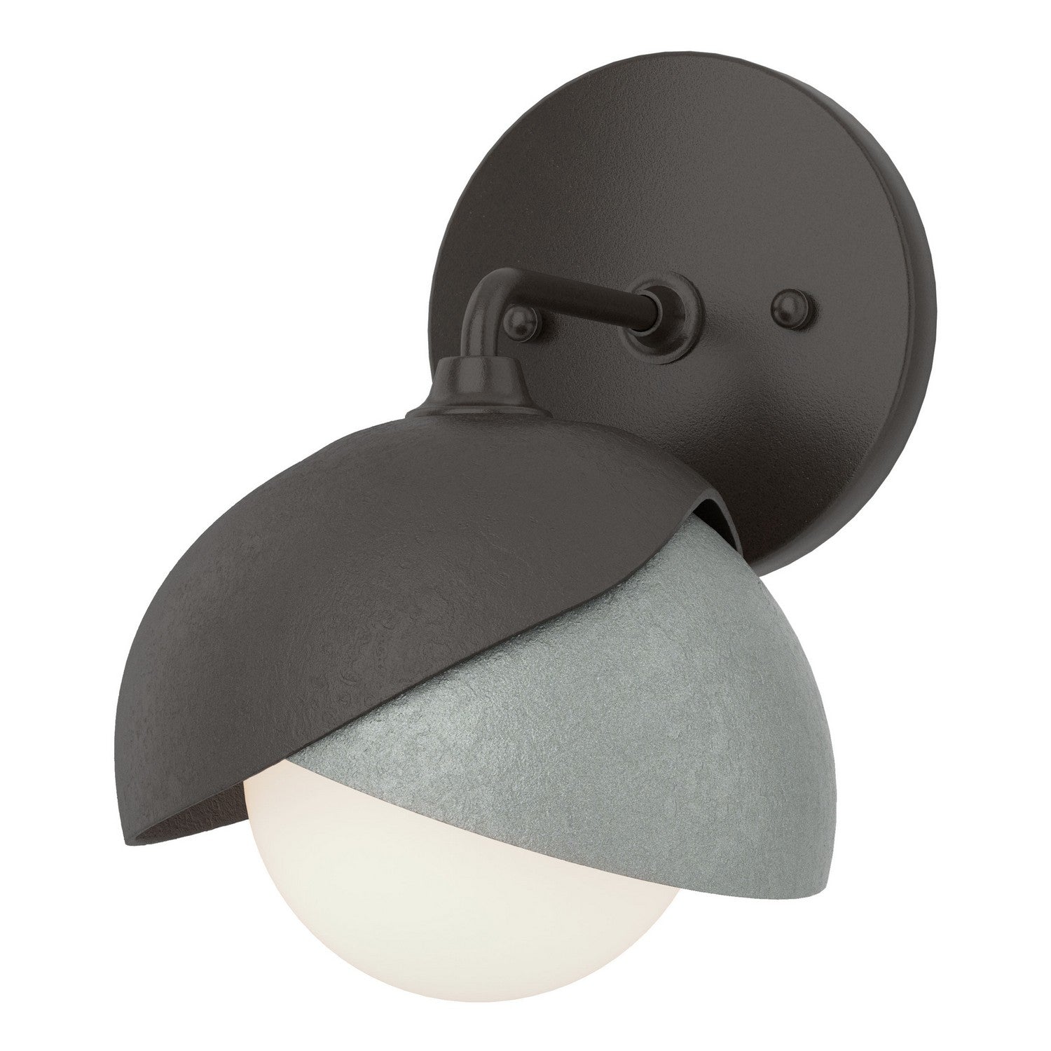 Hubbardton Forge - 201374-SKT-14-82-GG0711 - One Light Bath Sconce - Brooklyn - Oil Rubbed Bronze
