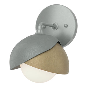 Hubbardton Forge - 201374-SKT-82-84-GG0711 - One Light Bath Sconce - Brooklyn - Vintage Platinum