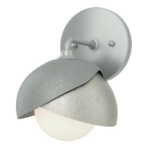 Hubbardton Forge - 201374-SKT-82-85-GG0711 - One Light Bath Sconce - Brooklyn - Vintage Platinum