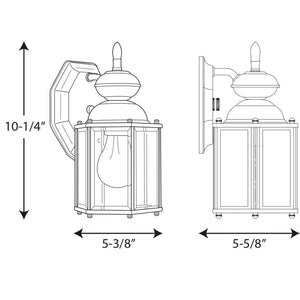 Progress Lighting - P5756-10 - One Light Wall Lantern - BrassGUARD Lantern - Polished Brass