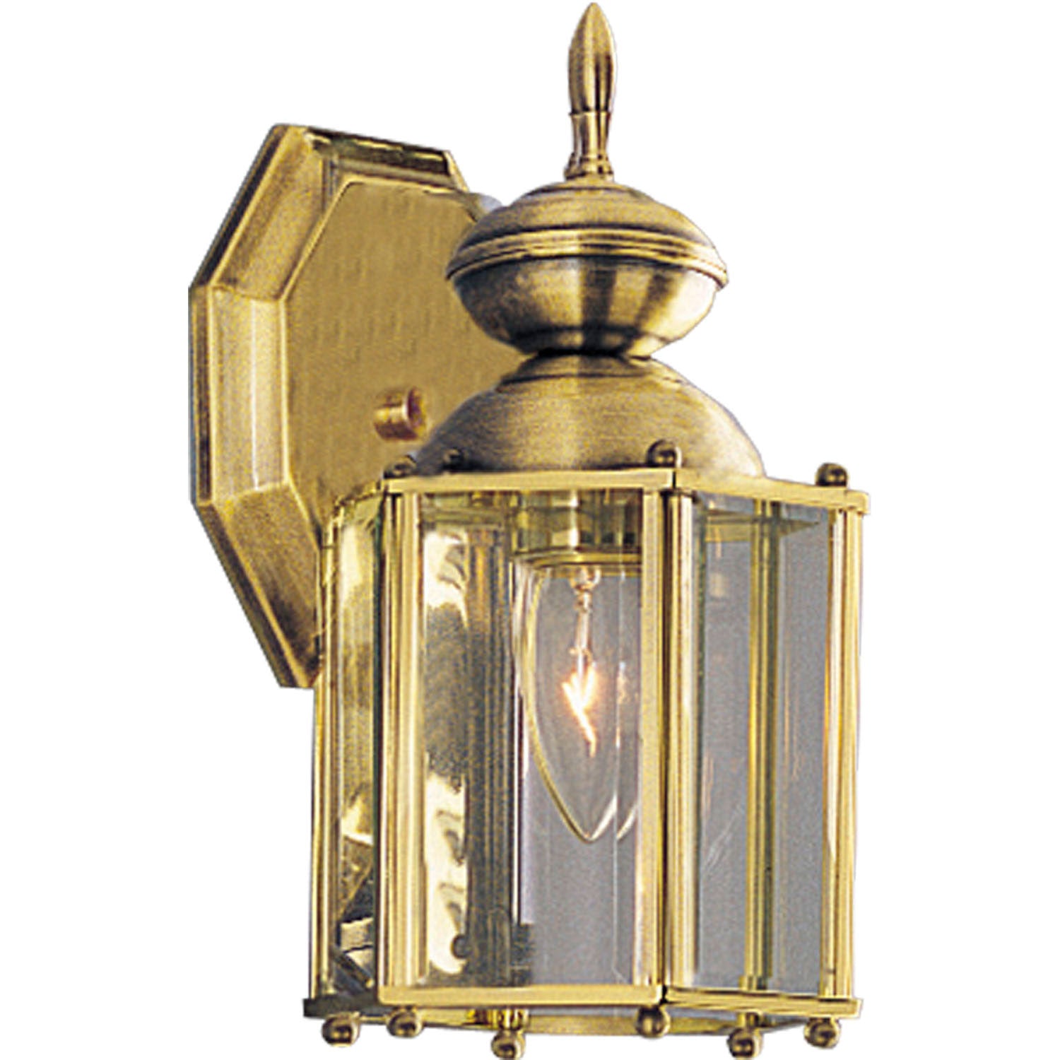 Progress Lighting - P5756-10 - One Light Wall Lantern - BrassGUARD Lantern - Polished Brass