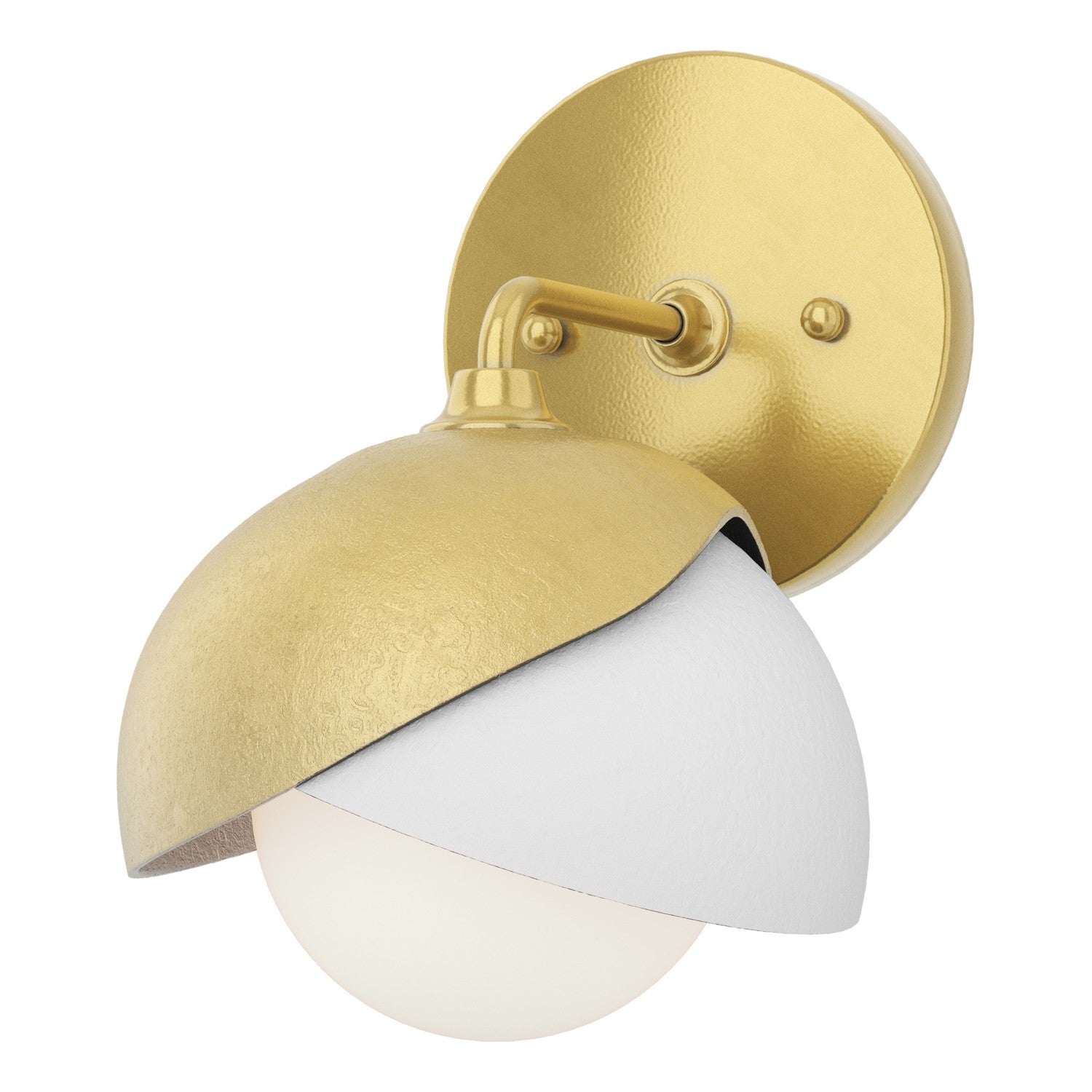 Hubbardton Forge - 201374-SKT-86-02-GG0711 - One Light Wall Sconce - Brooklyn - Modern Brass