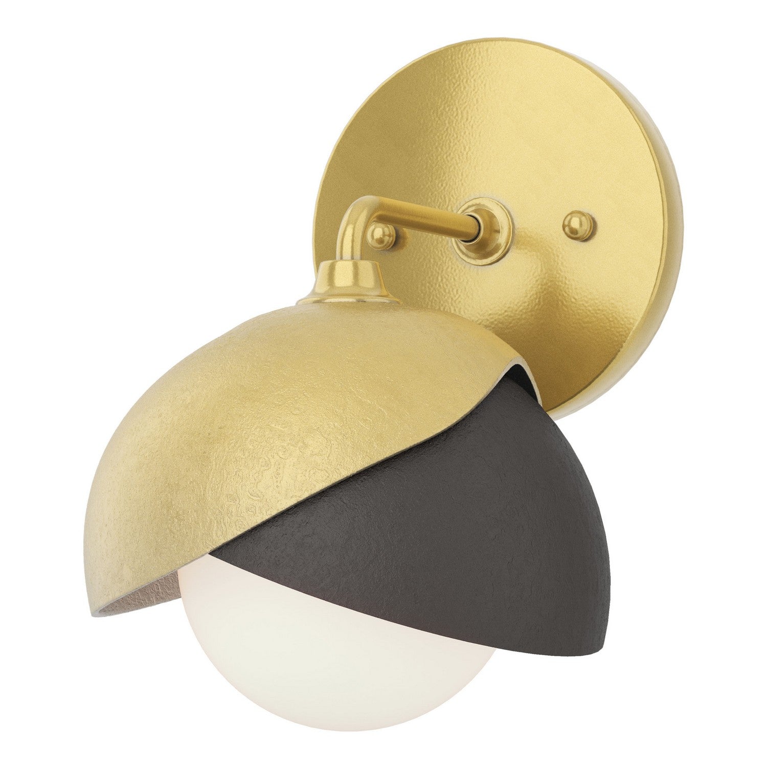 Hubbardton Forge - 201374-SKT-86-14-GG0711 - One Light Bath Sconce - Brooklyn - Modern Brass
