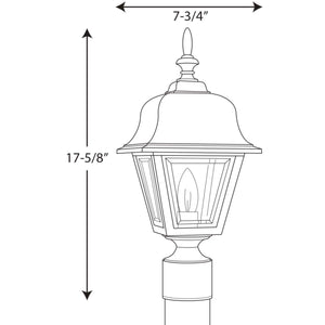 Progress Lighting - P5456-31 - One Light Post Lantern - Non-Metallic Incandescent - Black