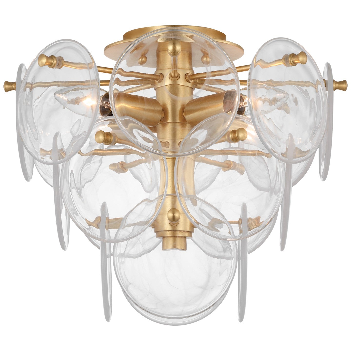 Visual Comfort Signature - ARN 4450G-CSG - Four Light Flush Mount - Loire - Gild
