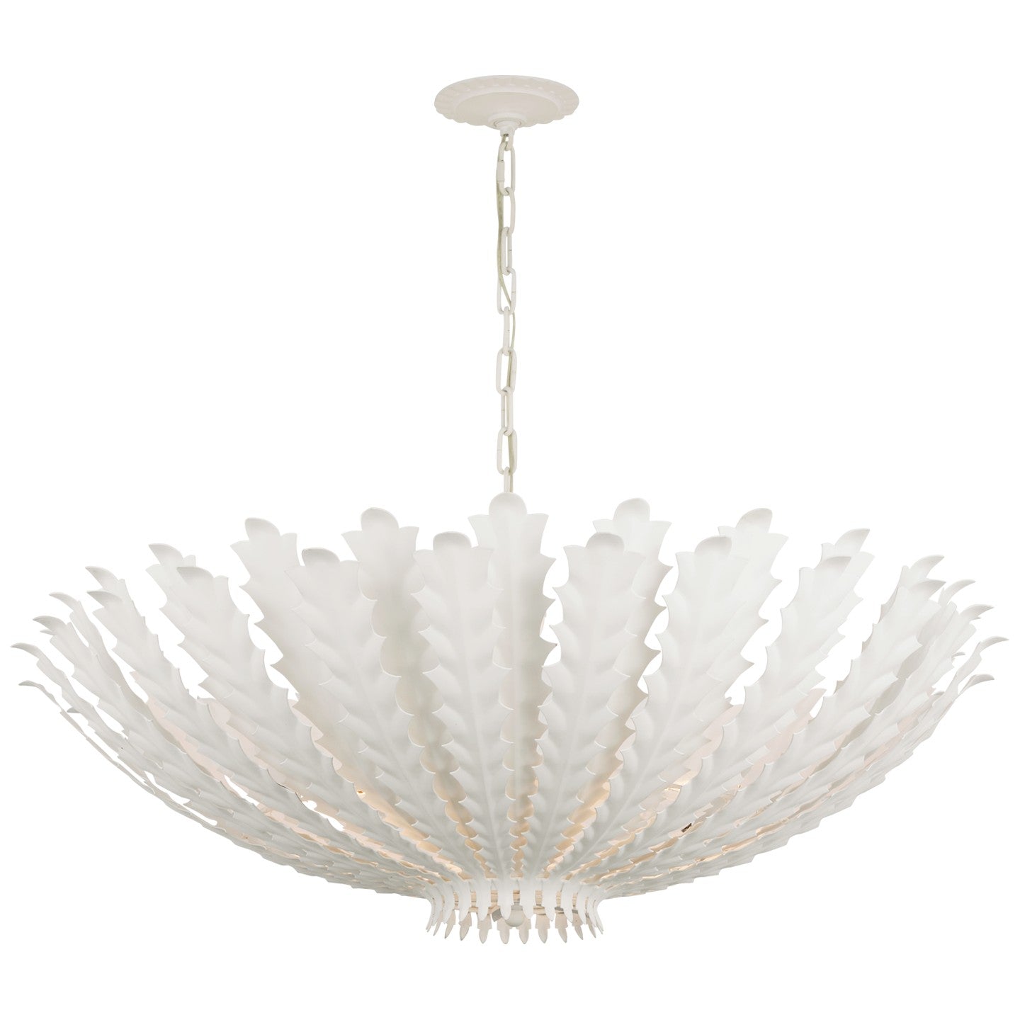 Visual Comfort Signature - ARN 5013PW - LED Chandelier - Hampton - Plaster White