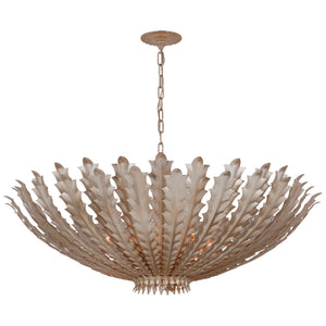 Visual Comfort Signature - ARN 5014BSL - LED Chandelier - Hampton - Burnished Silver Leaf