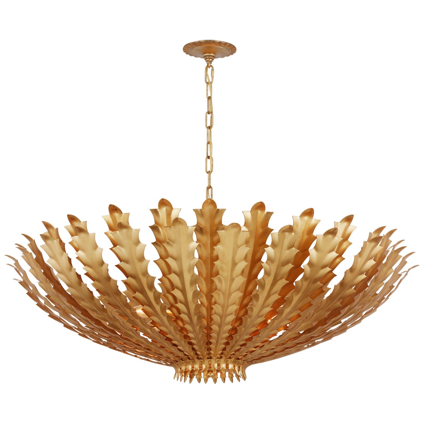 Visual Comfort Signature - ARN 5014G - LED Chandelier - Hampton - Gild