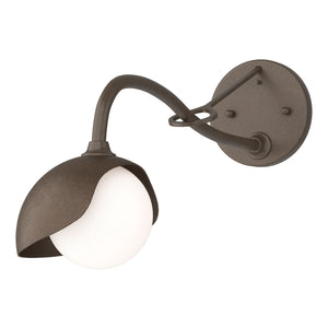 Hubbardton Forge - 201376-SKT-05-05-GG0711 - One Light Wall Sconce - Brooklyn - Bronze