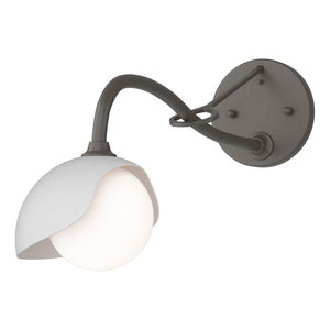 Hubbardton Forge - 201376-SKT-07-02-GG0711 - One Light Wall Sconce - Brooklyn - Dark Smoke