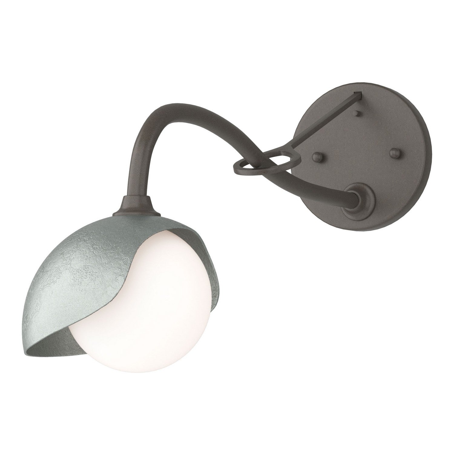 Hubbardton Forge - 201376-SKT-07-82-GG0711 - One Light Wall Sconce - Brooklyn - Dark Smoke