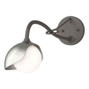 Hubbardton Forge - 201376-SKT-07-85-GG0711 - One Light Wall Sconce - Brooklyn - Dark Smoke
