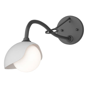Hubbardton Forge - 201376-SKT-10-02-GG0711 - One Light Wall Sconce - Brooklyn - Black