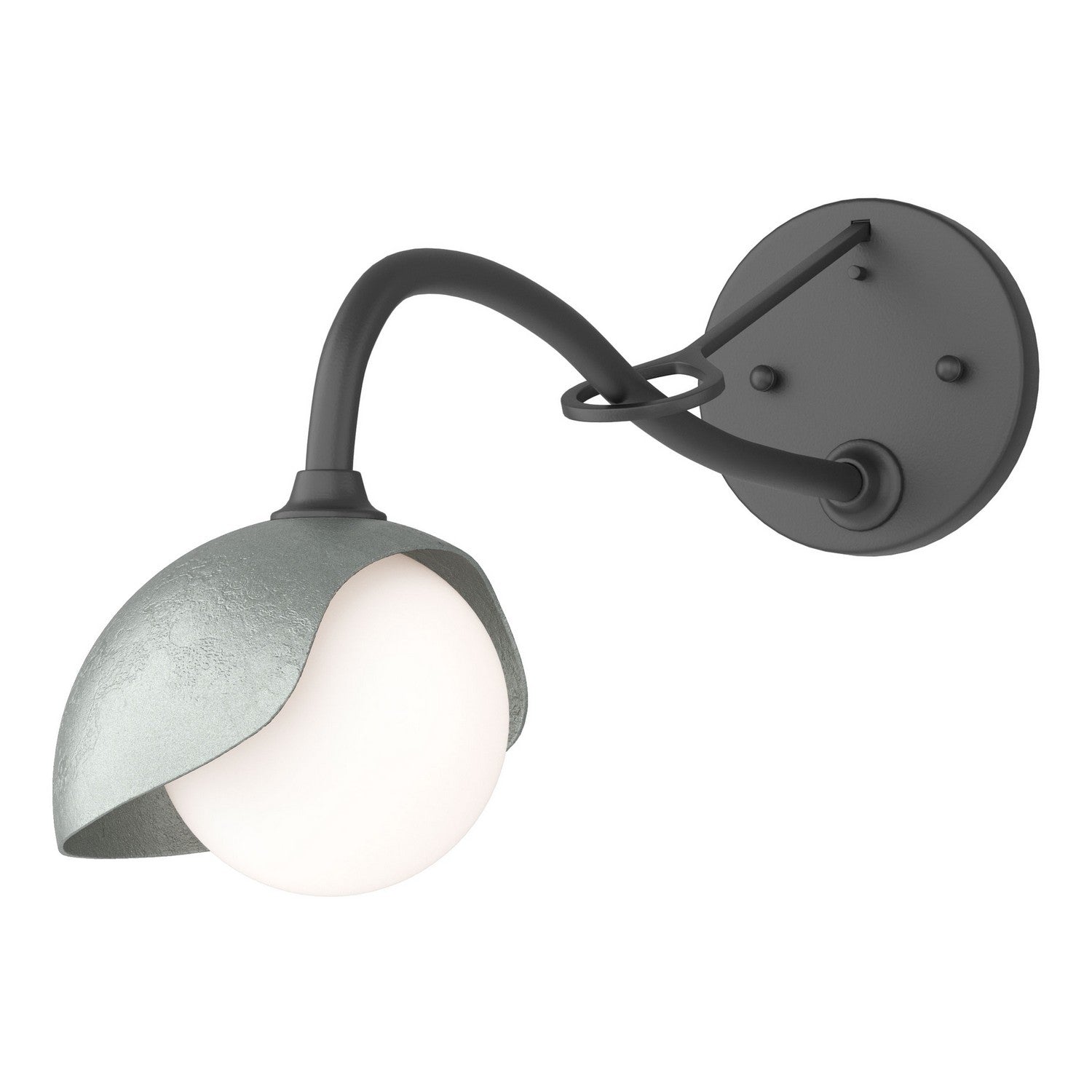 Hubbardton Forge - 201376-SKT-10-82-GG0711 - One Light Wall Sconce - Brooklyn - Black