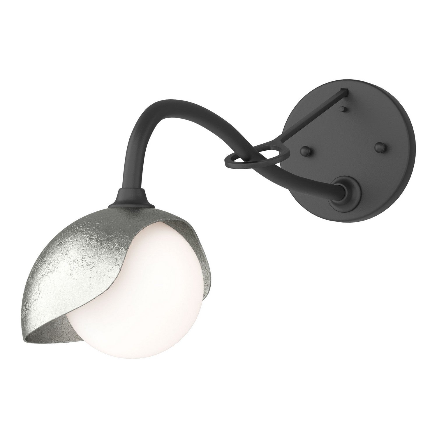 Hubbardton Forge - 201376-SKT-10-85-GG0711 - One Light Wall Sconce - Brooklyn - Black