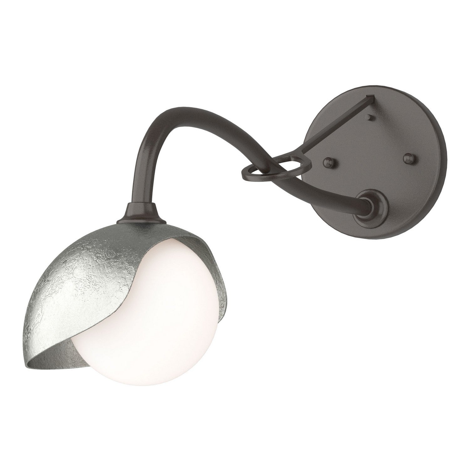 Hubbardton Forge - 201376-SKT-14-85-GG0711 - Brooklyn 1-Light Single Shade Long-Arm Sconce - Brooklyn - Oil Rubbed Bronze