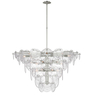 Visual Comfort Signature - ARN 5454PN-CSG - LED Chandelier - Loire - Polished Nickel