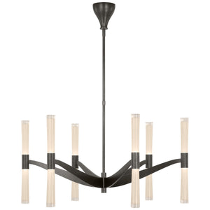 Visual Comfort Signature - ARN 5470BZ-WG - LED Chandelier - Brenta - Bronze