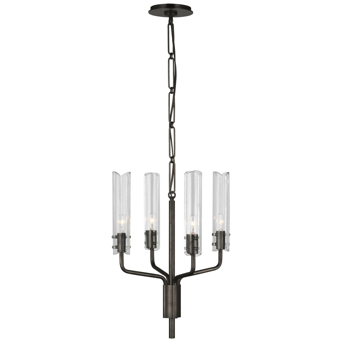 Visual Comfort Signature - ARN 5481BZ-CG - LED Chandelier - Casoria - Bronze