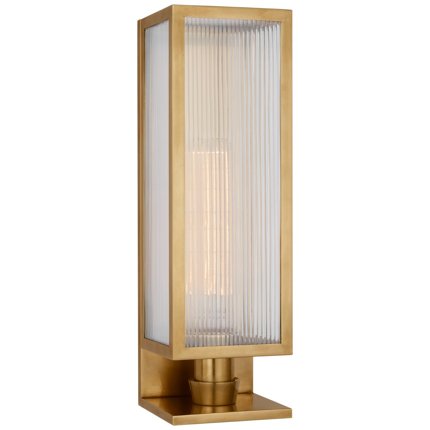 Visual Comfort Signature - BBL 2180SB-CRB - LED Wall Sconce - York - Soft Brass