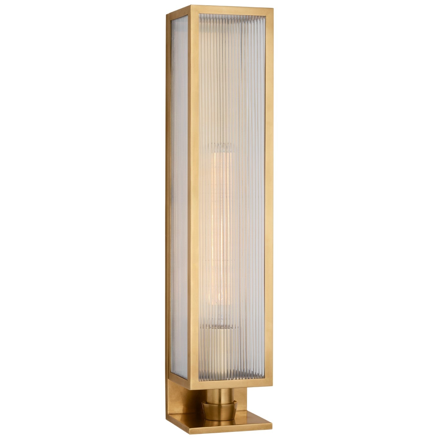 Visual Comfort Signature - BBL 2181SB-CRB - LED Wall Sconce - York - Soft Brass