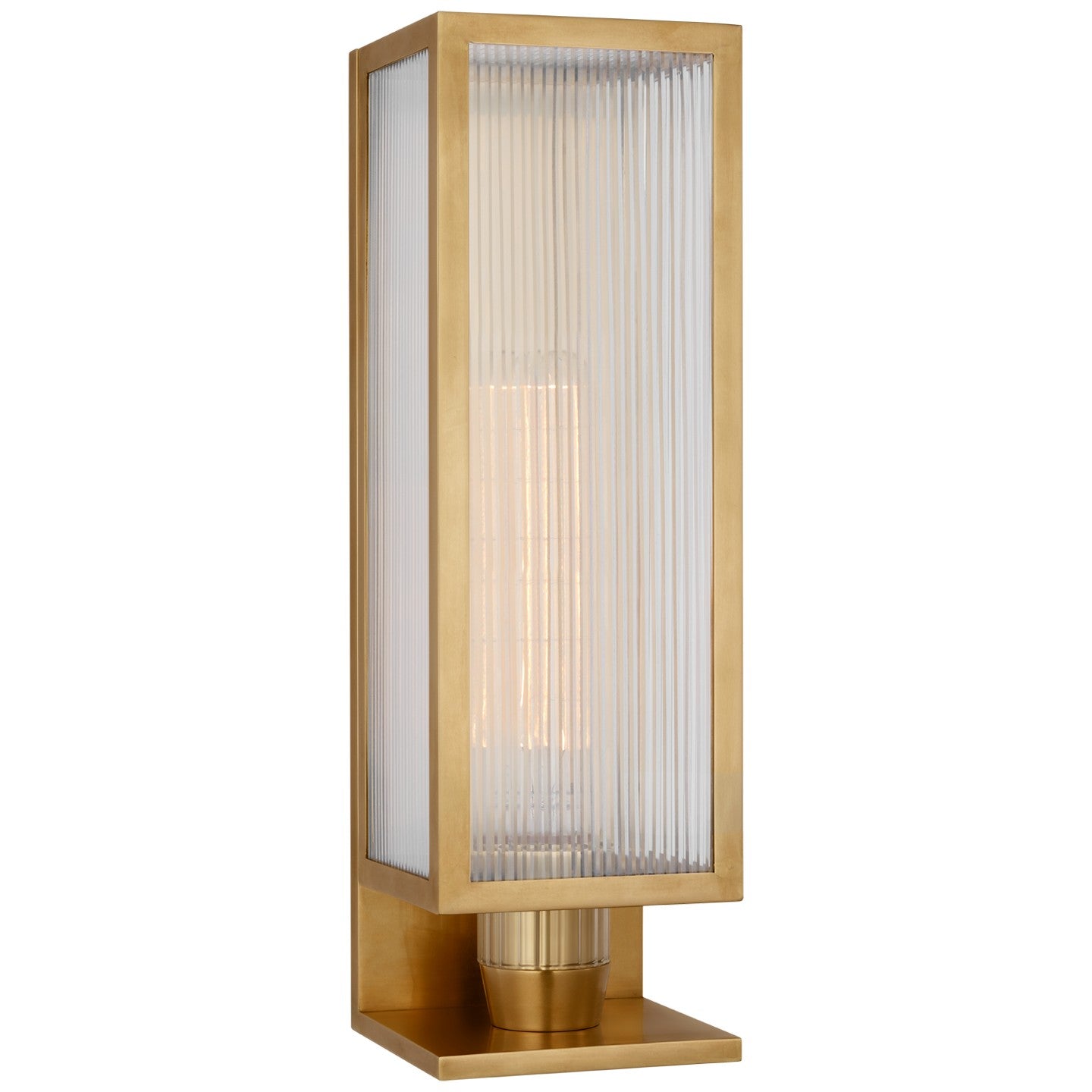 Visual Comfort Signature - BBL 2185SB-CRB - LED Outdoor Wall Sconce - York - Soft Brass