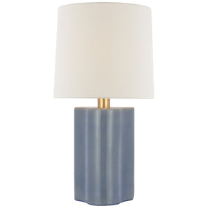 Visual Comfort Signature - BBL 3634PBC-L - LED Table Lamp - Lakepoint - Polar Blue Crackle