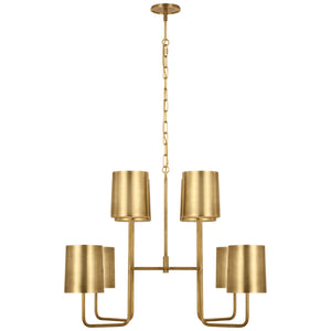 Visual Comfort Signature - BBL 5083SB-SB - LED Chandelier - Go Lightly - Soft Brass