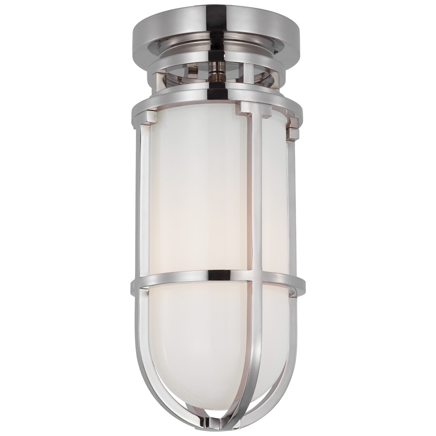 Visual Comfort Signature - CHC 4485PN-WG - LED Flush Mount - Gracie - Polished Nickel