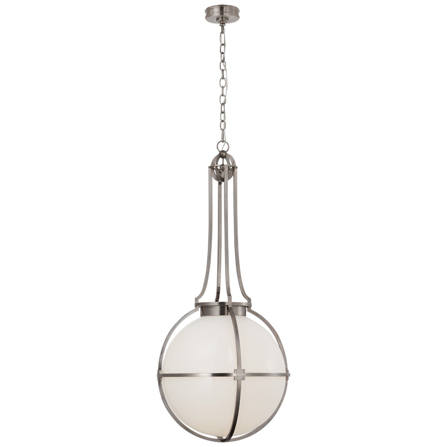 Visual Comfort Signature - CHC 5484AN-WG - LED Pendant - Gracie - Antique Nickel