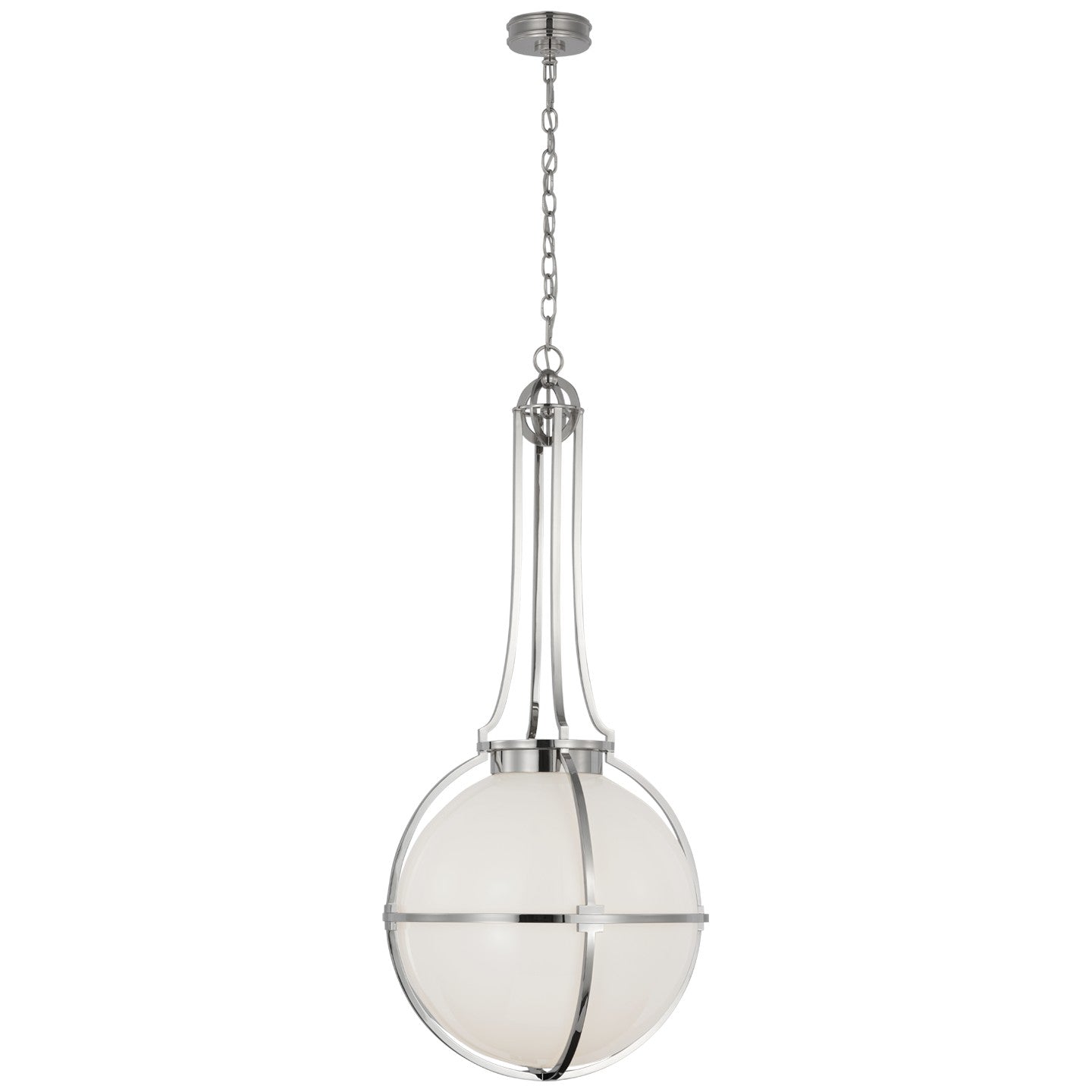 Visual Comfort Signature - CHC 5484PN-WG - LED Pendant - Gracie - Polished Nickel