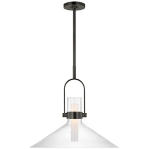 Visual Comfort Signature - IKF 5452BZ-CG - LED Pendant - Larkin - Bronze