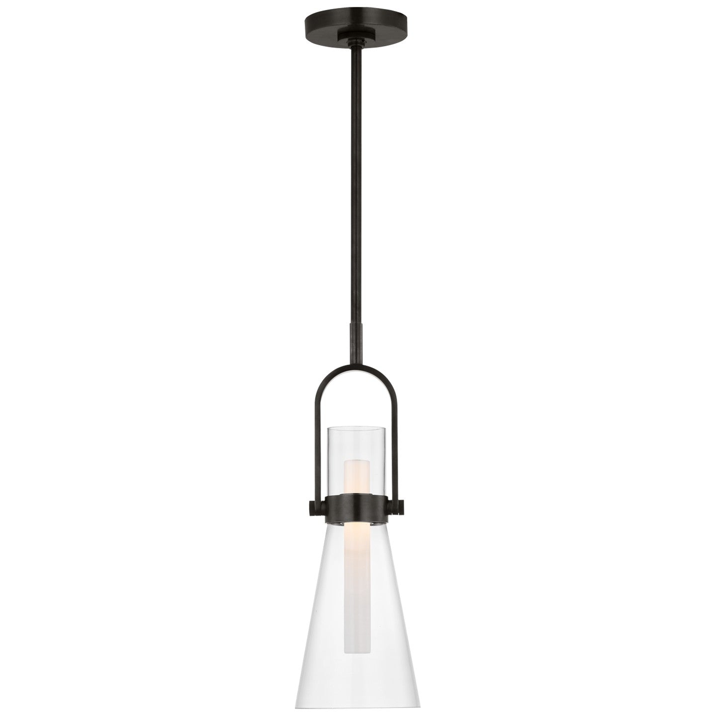 Visual Comfort Signature - IKF 5454BZ-CG - LED Pendant - Larkin - Bronze