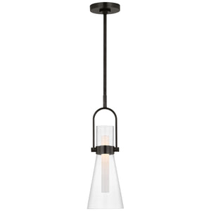 Visual Comfort Signature - IKF 5454BZ-CG - LED Pendant - Larkin - Bronze