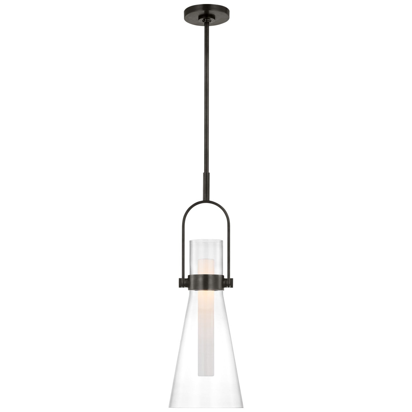 Visual Comfort Signature - IKF 5455BZ-CG - LED Pendant - Larkin - Bronze