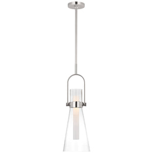 Visual Comfort Signature - IKF 5455PN-CG - LED Pendant - Larkin - Polished Nickel