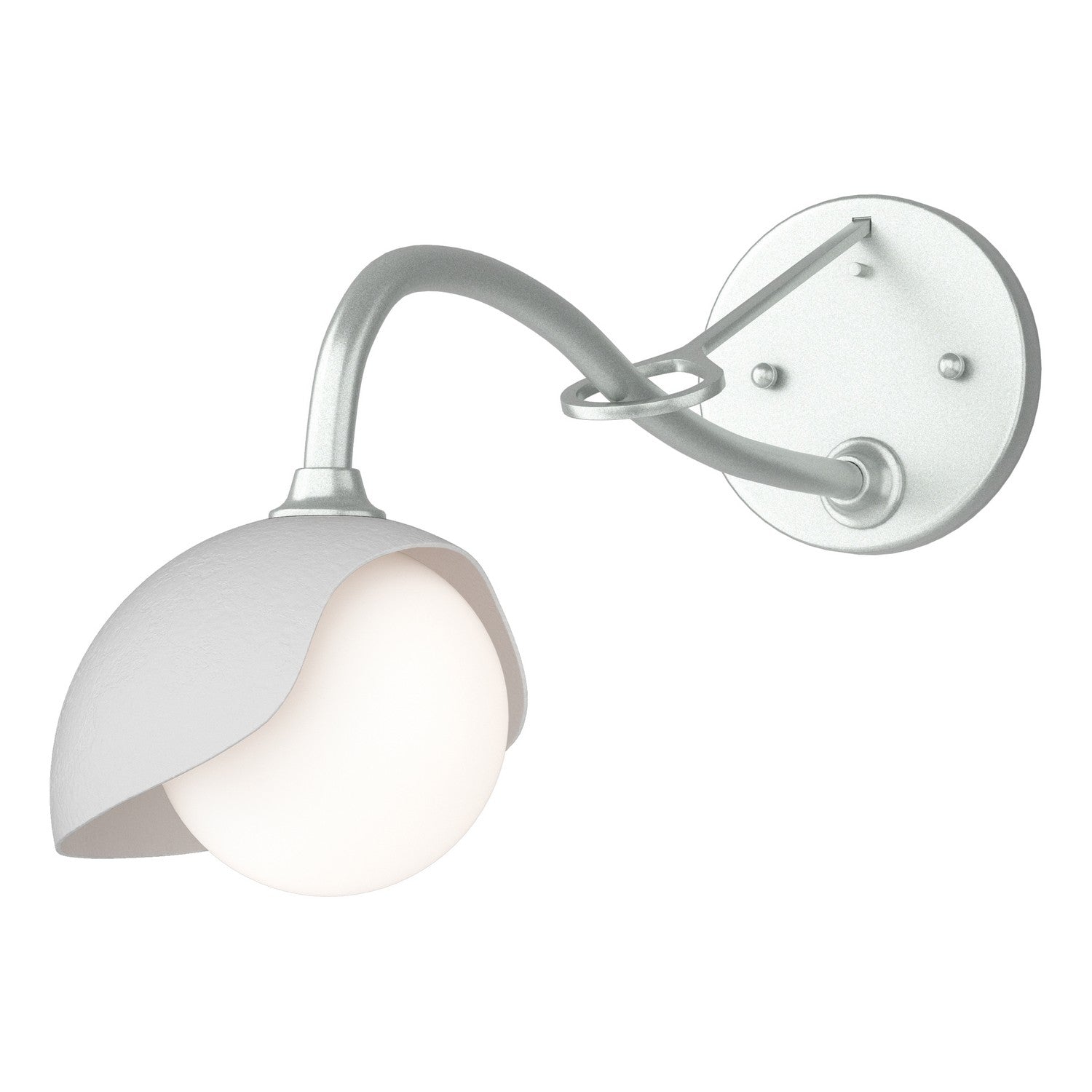 Hubbardton Forge - 201376-SKT-82-02-GG0711 - One Light Wall Sconce - Brooklyn - Vintage Platinum