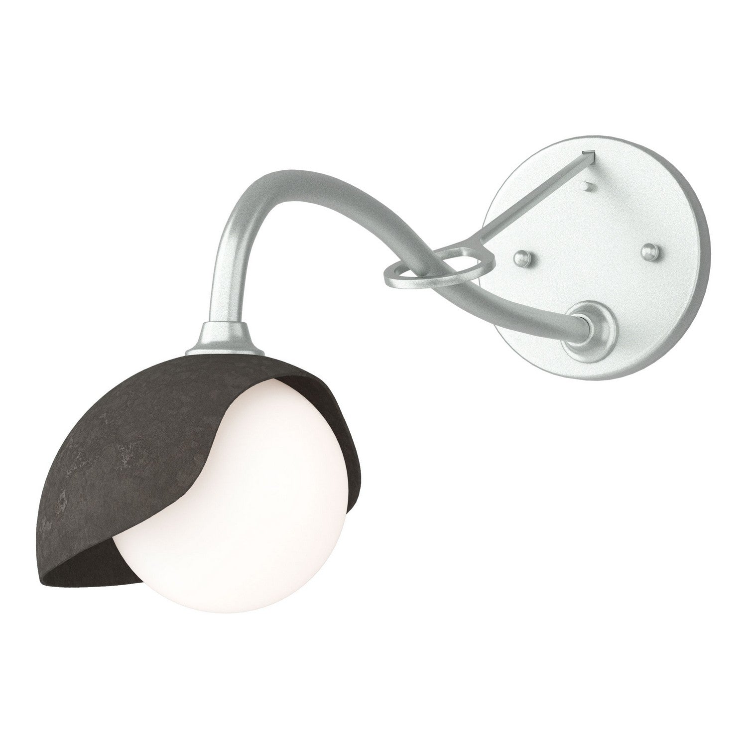 Hubbardton Forge - 201376-SKT-82-07-GG0711 - One Light Wall Sconce - Brooklyn - Vintage Platinum