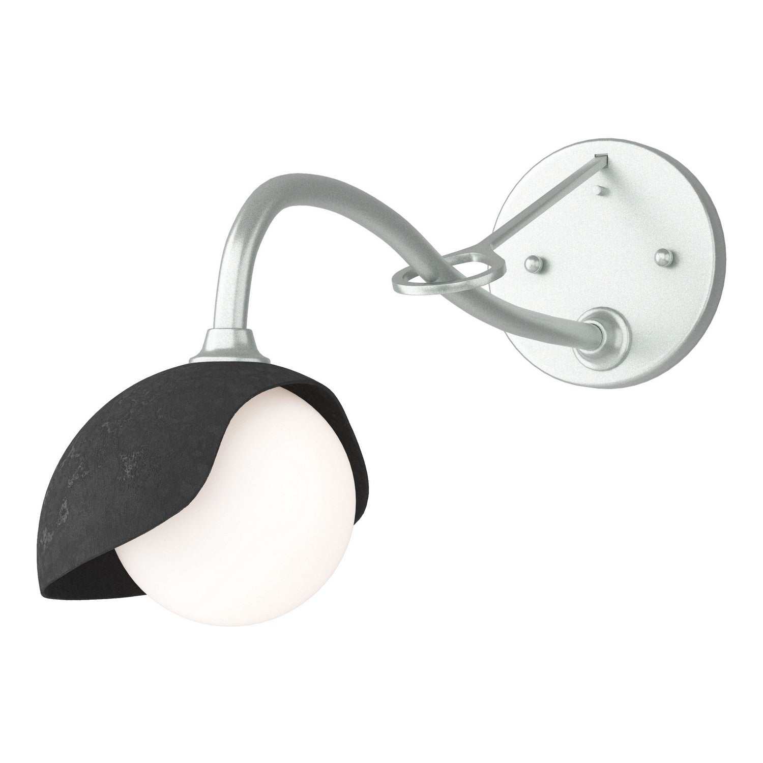 Hubbardton Forge - 201376-SKT-82-10-GG0711 - One Light Wall Sconce - Brooklyn - Vintage Platinum