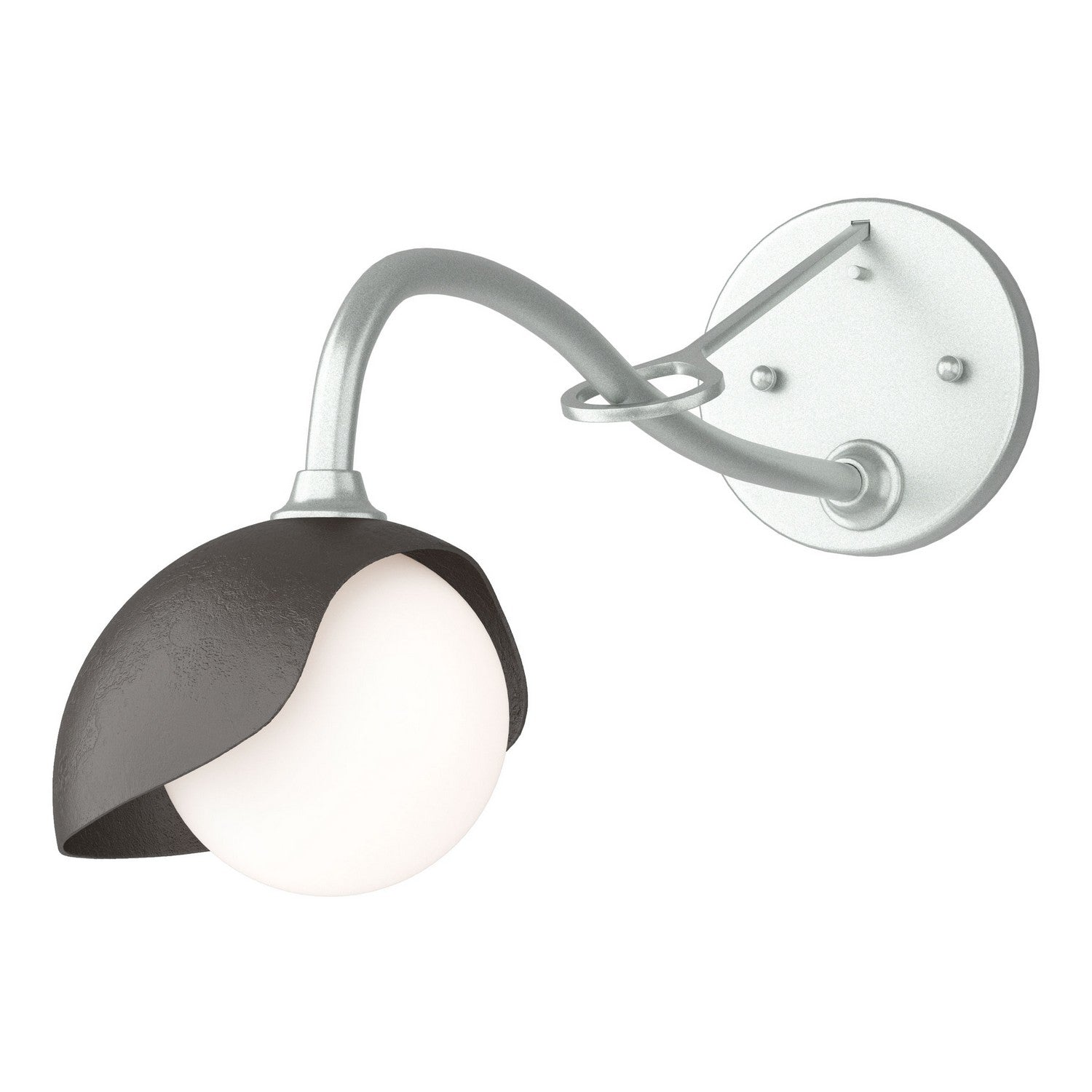 Hubbardton Forge - 201376-SKT-82-14-GG0711 - One Light Wall Sconce - Brooklyn - Vintage Platinum