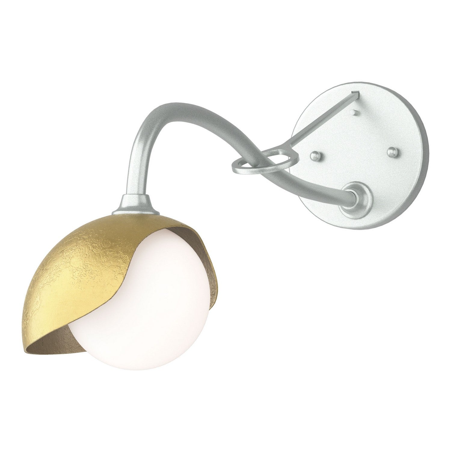 Hubbardton Forge - 201376-SKT-82-86-GG0711 - One Light Wall Sconce - Brooklyn - Vintage Platinum