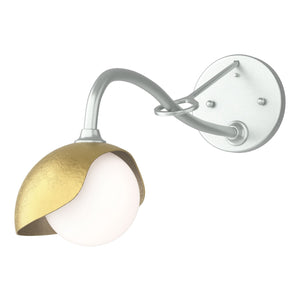 Hubbardton Forge - 201376-SKT-82-86-GG0711 - One Light Wall Sconce - Brooklyn - Vintage Platinum
