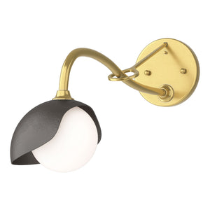 Hubbardton Forge - 201376-SKT-86-14-GG0711 - One Light Wall Sconce - Brooklyn - Modern Brass