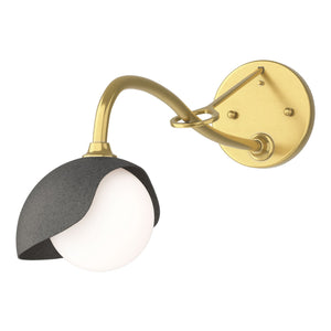 Hubbardton Forge - 201376-SKT-86-20-GG0711 - One Light Wall Sconce - Brooklyn - Modern Brass