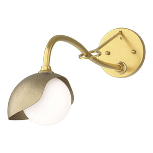 Hubbardton Forge - 201376-SKT-86-84-GG0711 - One Light Wall Sconce - Brooklyn - Modern Brass