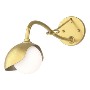 Hubbardton Forge - 201376-SKT-86-86-GG0711 - One Light Wall Sconce - Brooklyn - Modern Brass